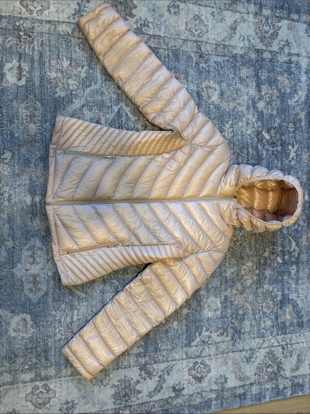 Calvin Klein Lightweight Quilted Puffer Jacket - Blush